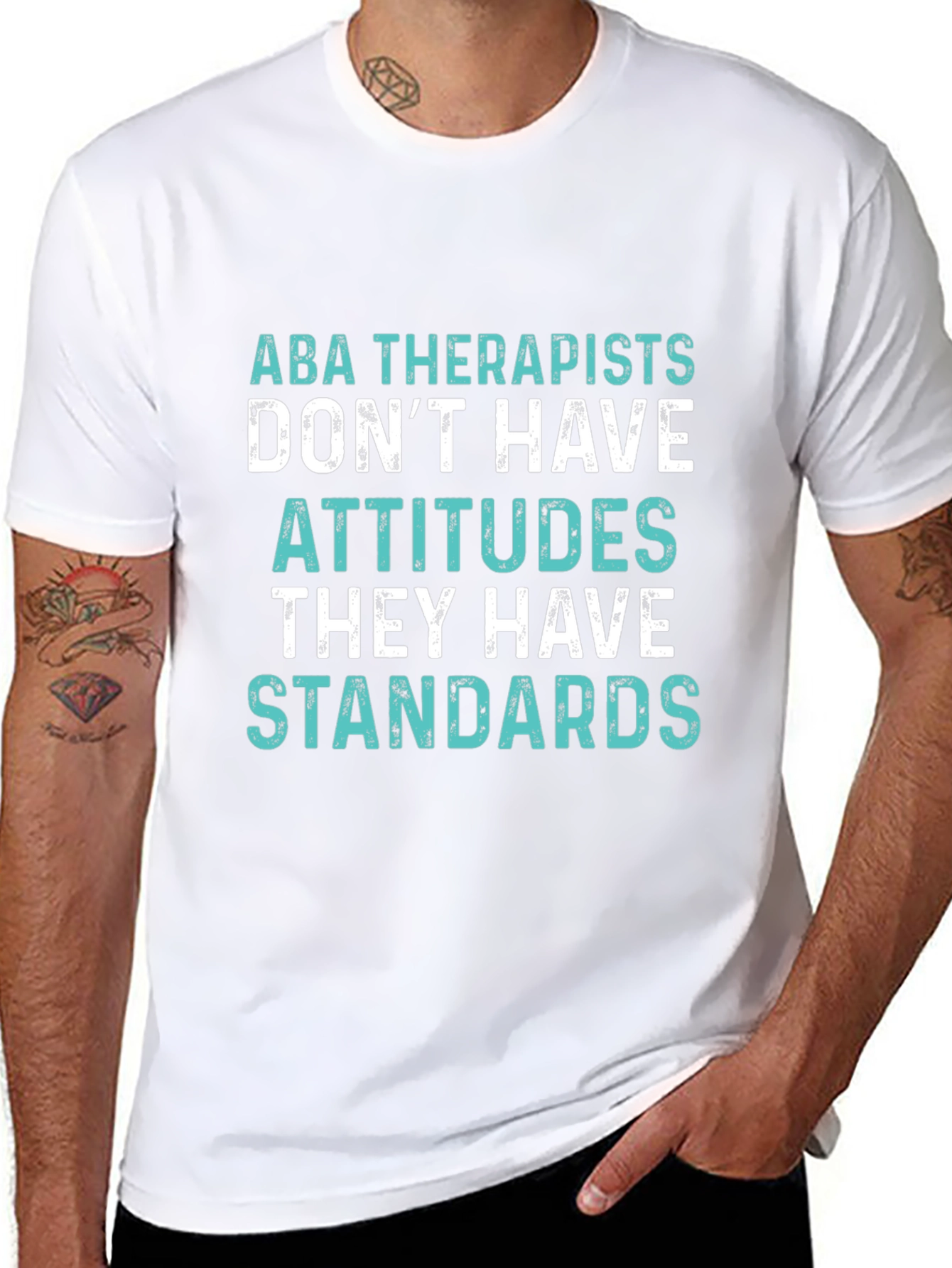 Camiseta Negra ABA Therapists Standards