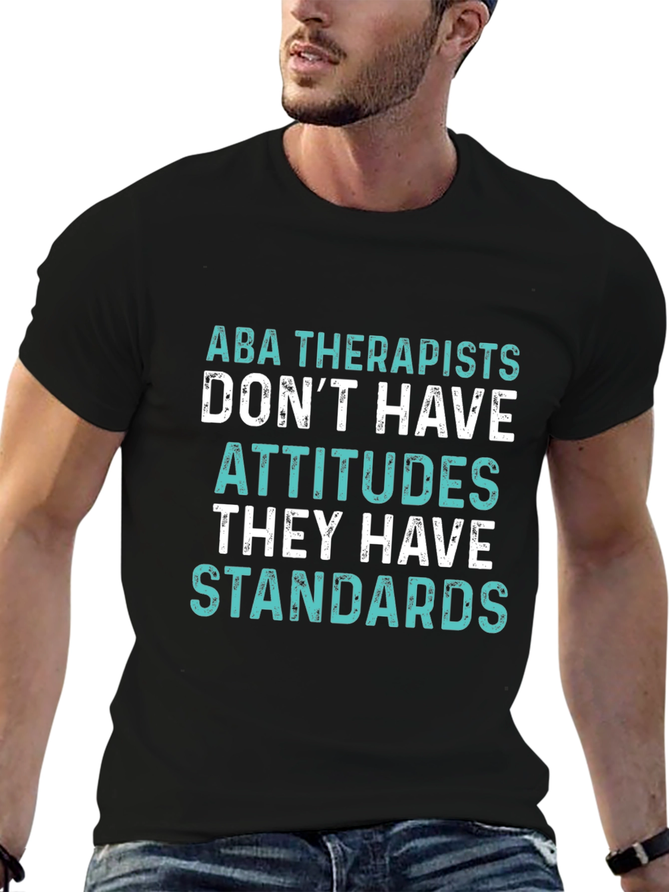 Camiseta Negra ABA Therapists Standards