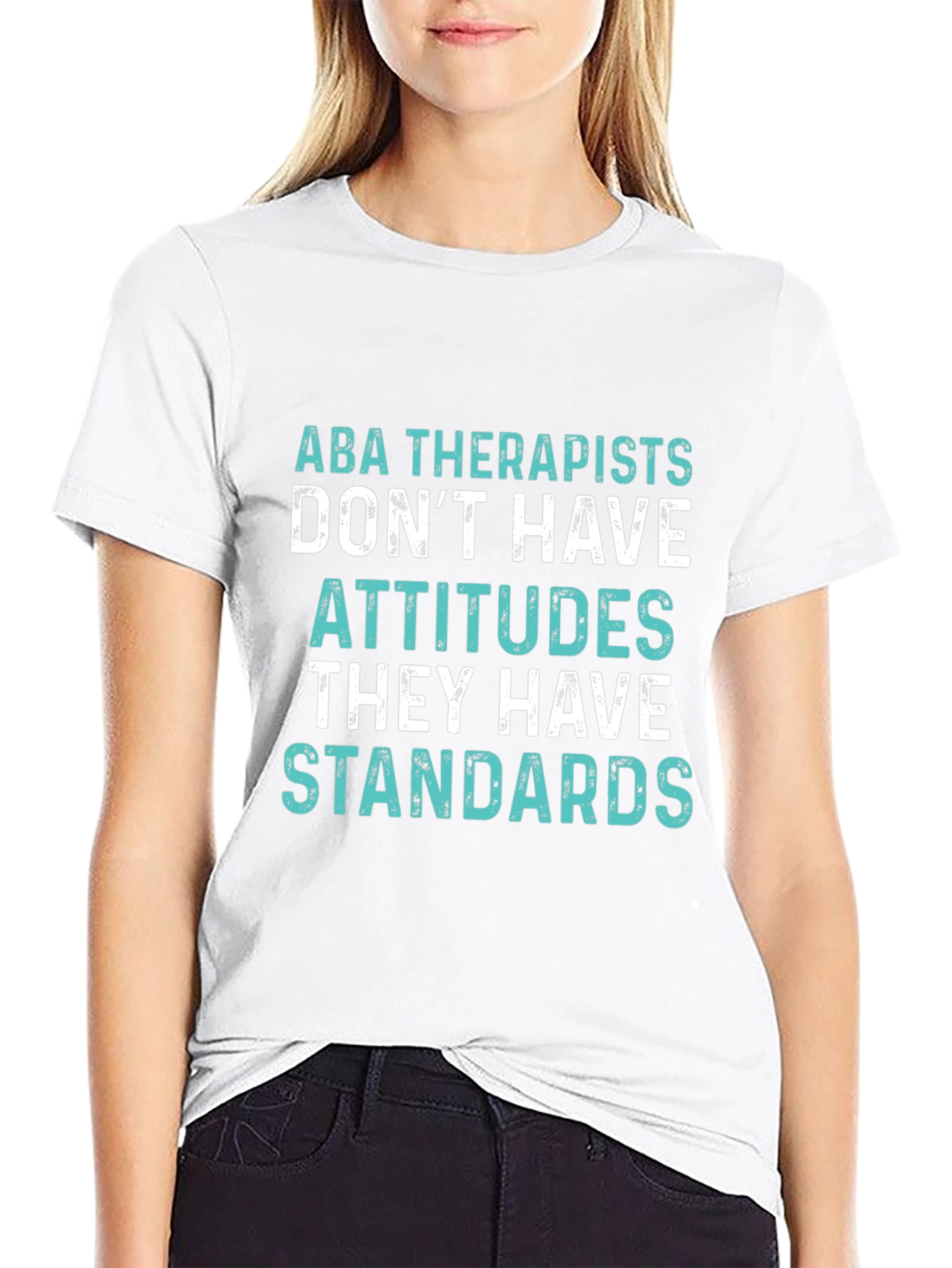 Camiseta Negra ABA Therapists Standards