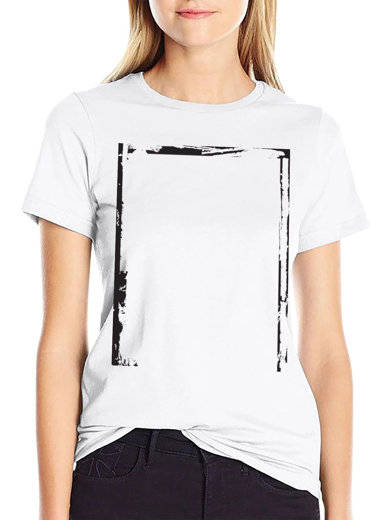 Camiseta Negra Casual con Estilo Urbano