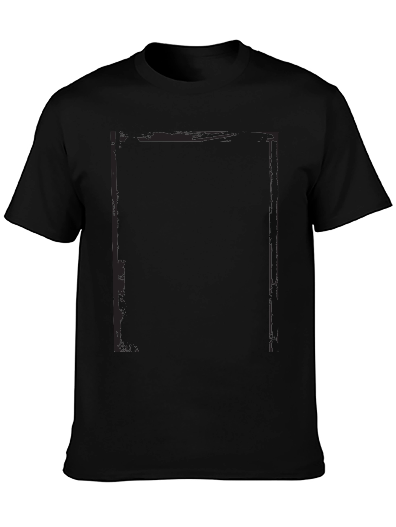 Camiseta Negra Casual con Estilo Urbano
