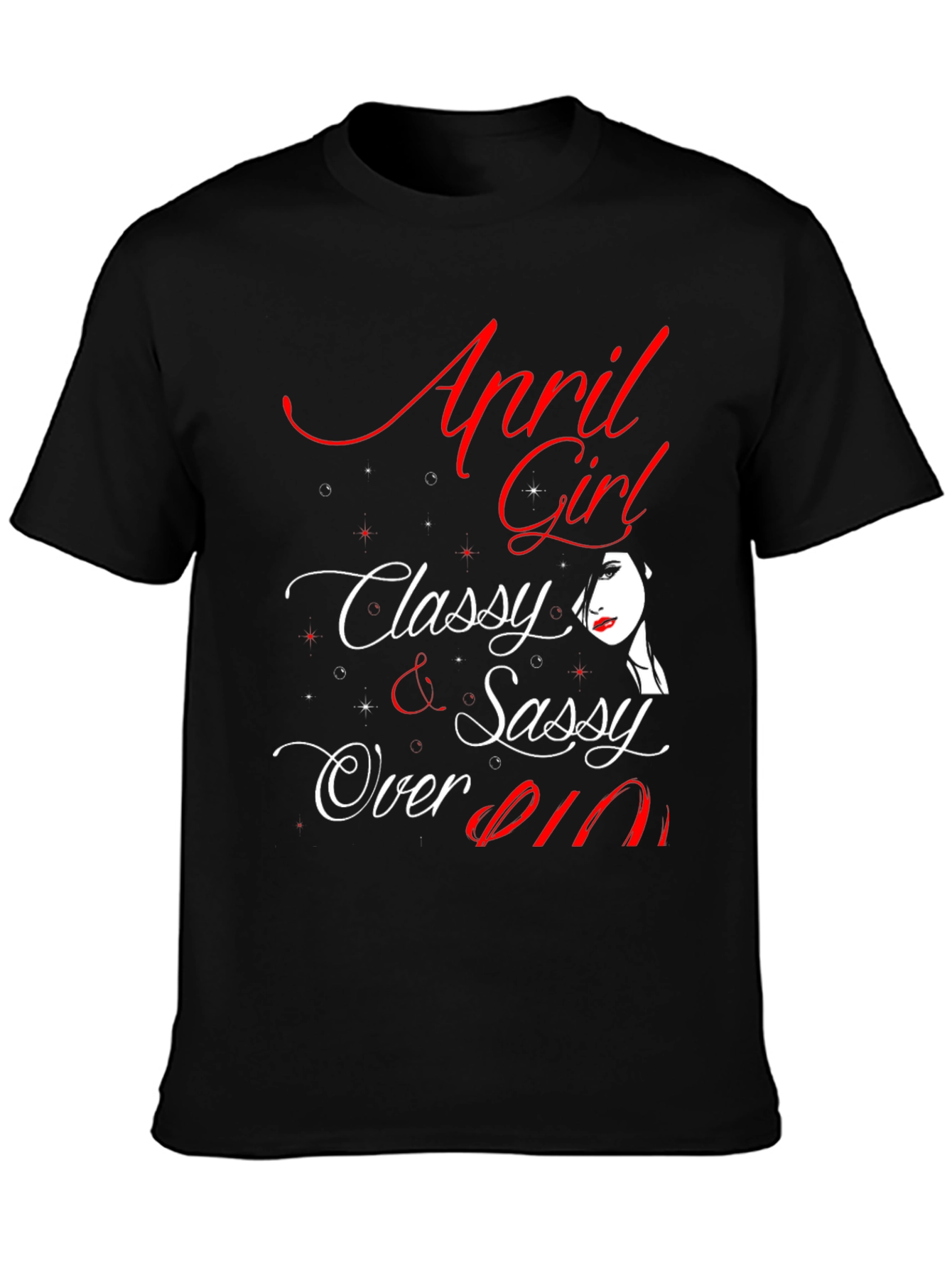 Camiseta Negra April Girl