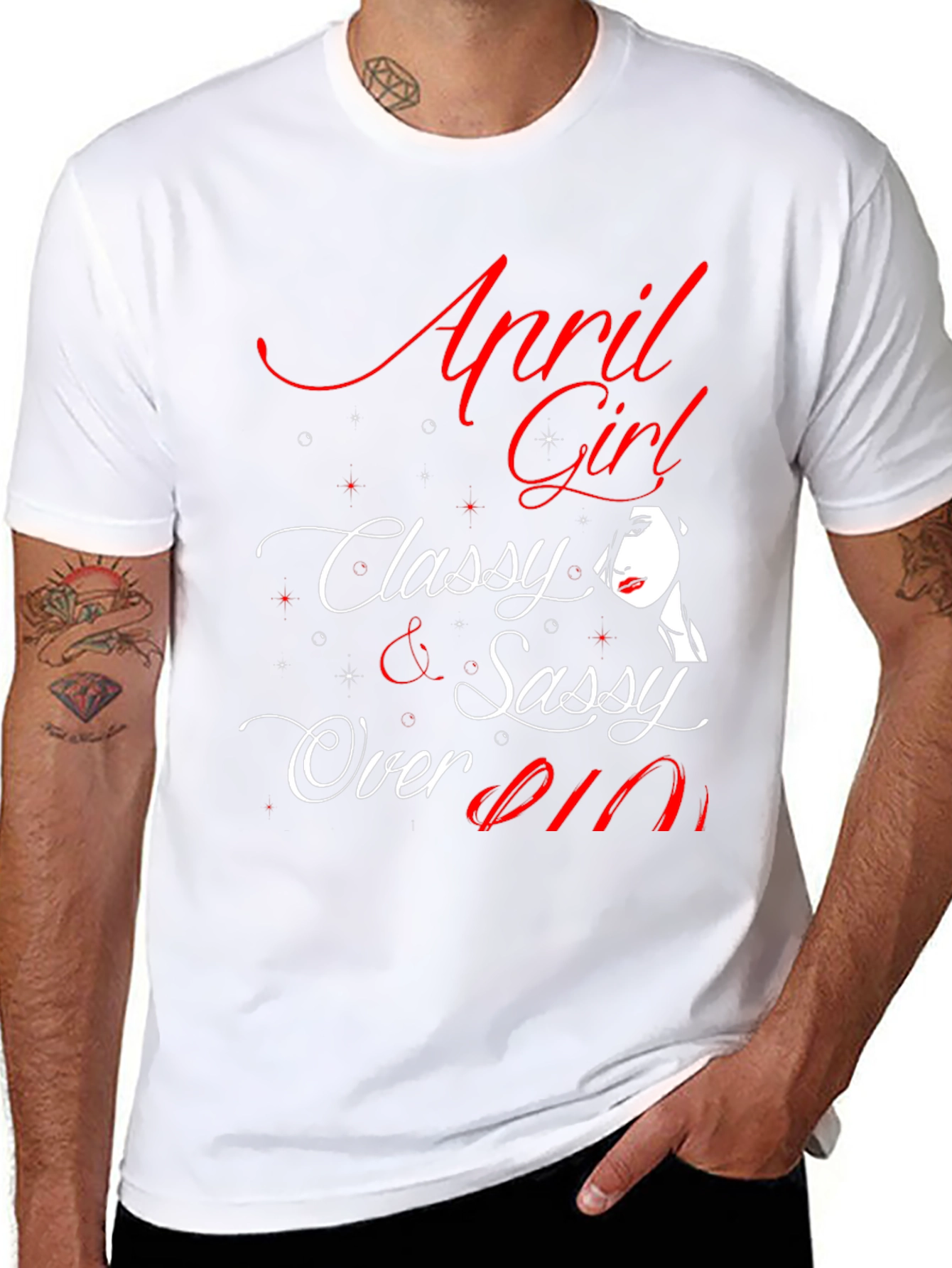Camiseta Negra April Girl