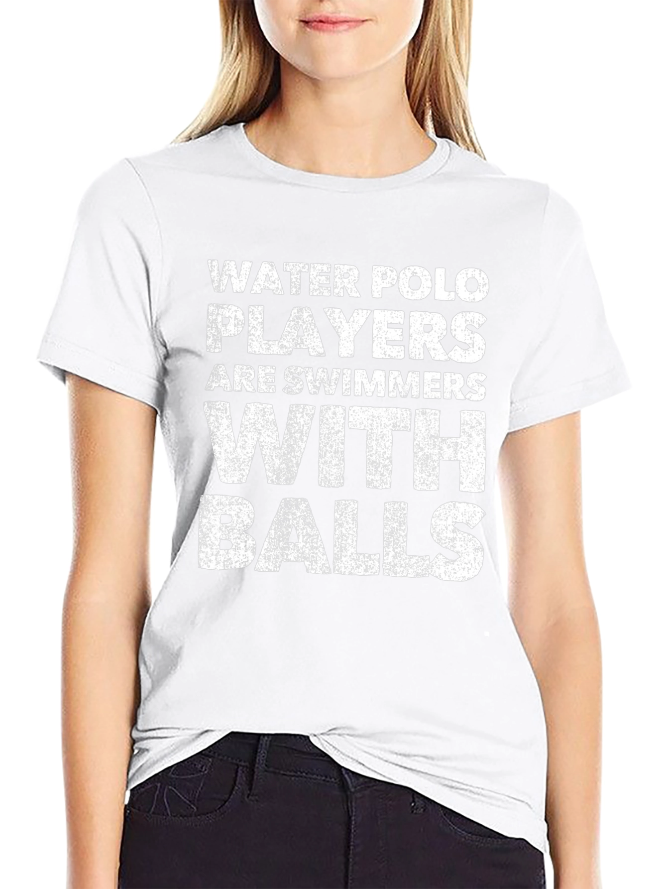 Camiseta Negra: Water Polo Players Are Swimmers With Balls