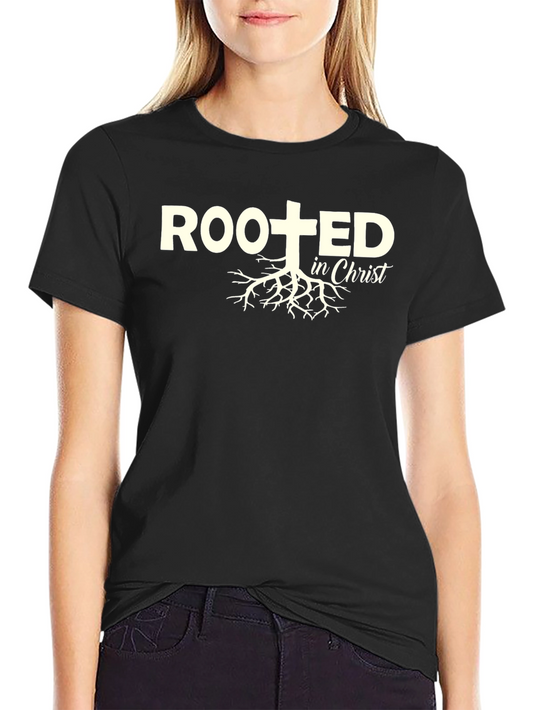 Camiseta Cristiana: Arraigado en Cristo