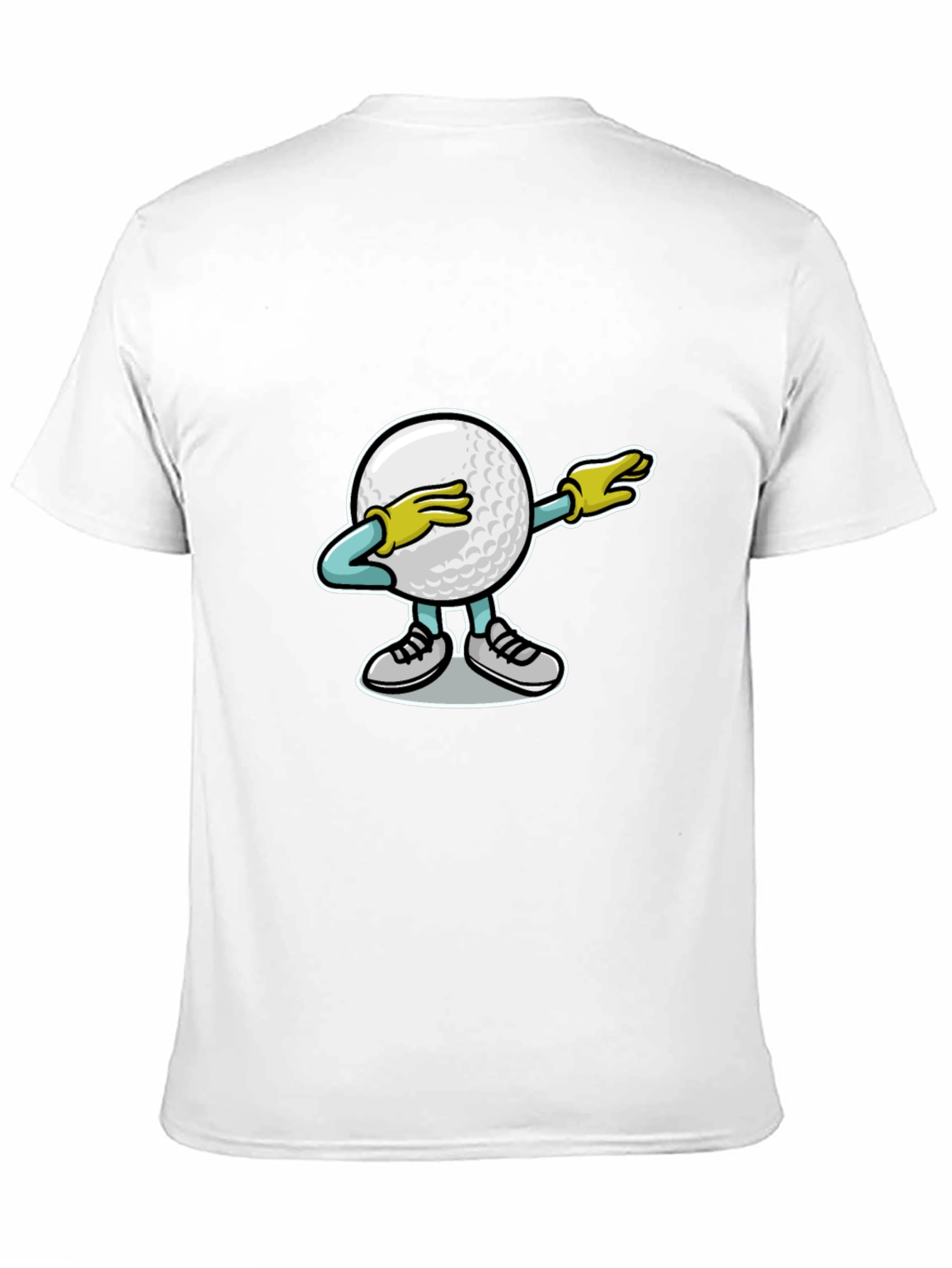 Camiseta Negra con Diseño Divertido de Golf