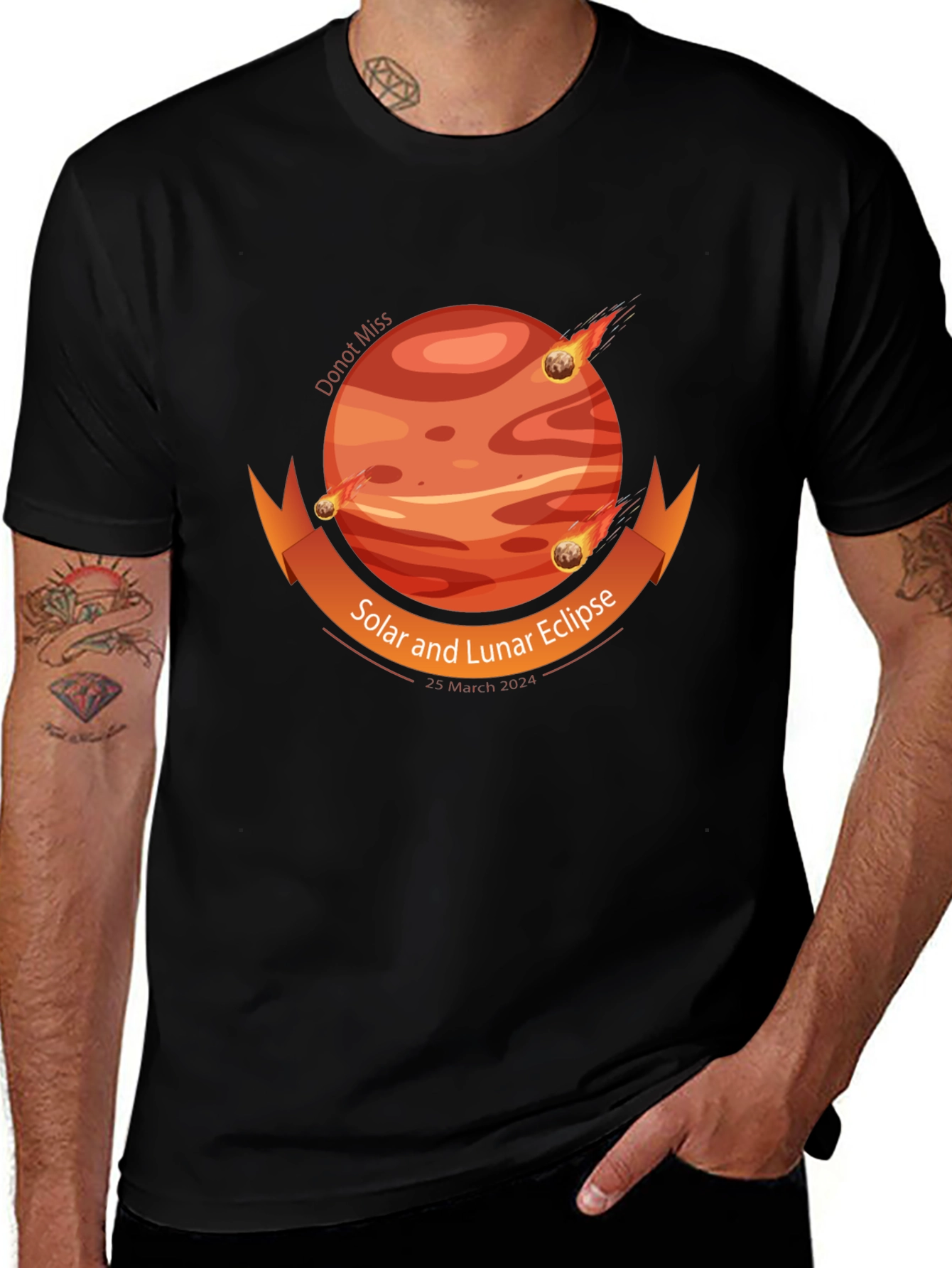 Camiseta Eclipse Solar y Lunar - Edición Limitada 2024