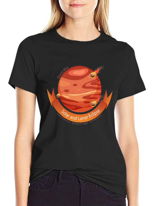Camiseta Eclipse Solar y Lunar - Edición Limitada 2024