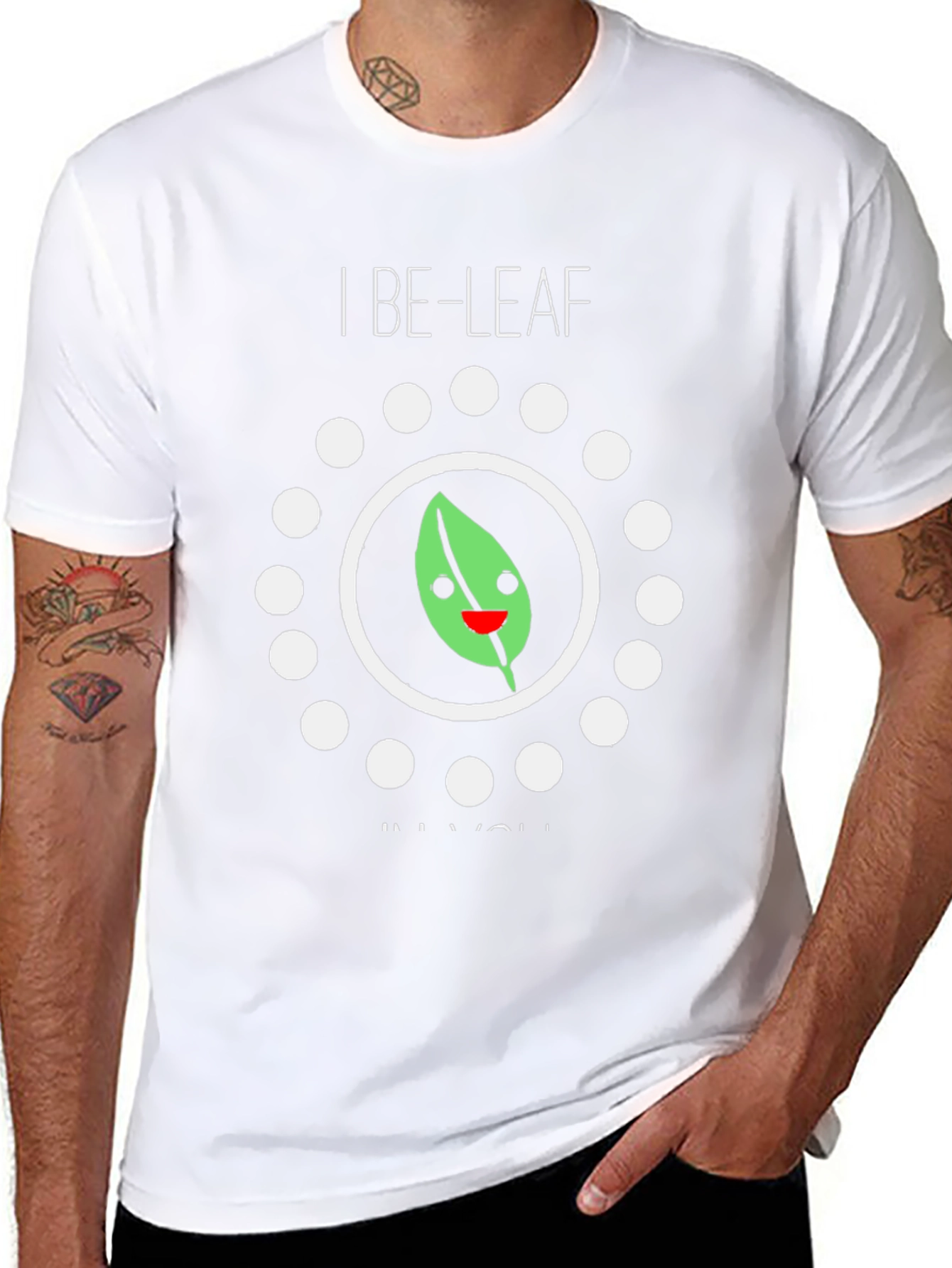 Camiseta Negra: I Be-Leaf In You