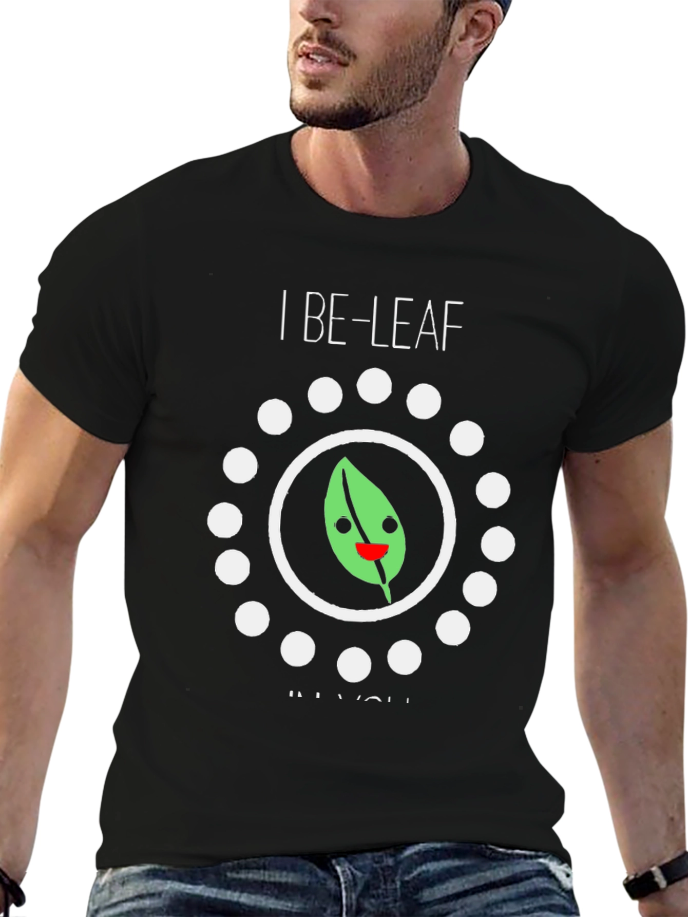 Camiseta Negra: I Be-Leaf In You