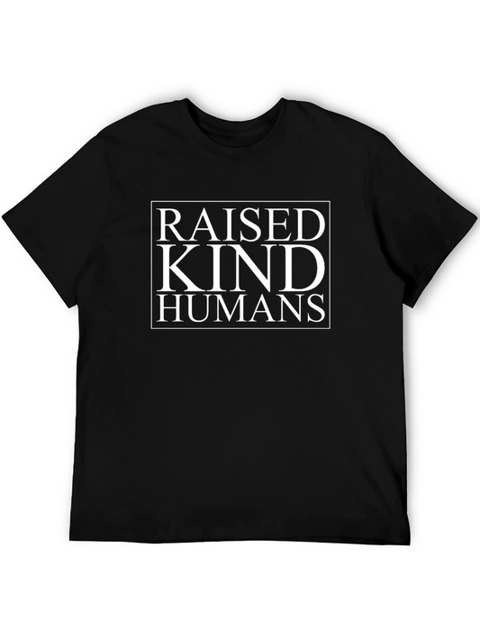 Camiseta Negra Raised Kind Humans