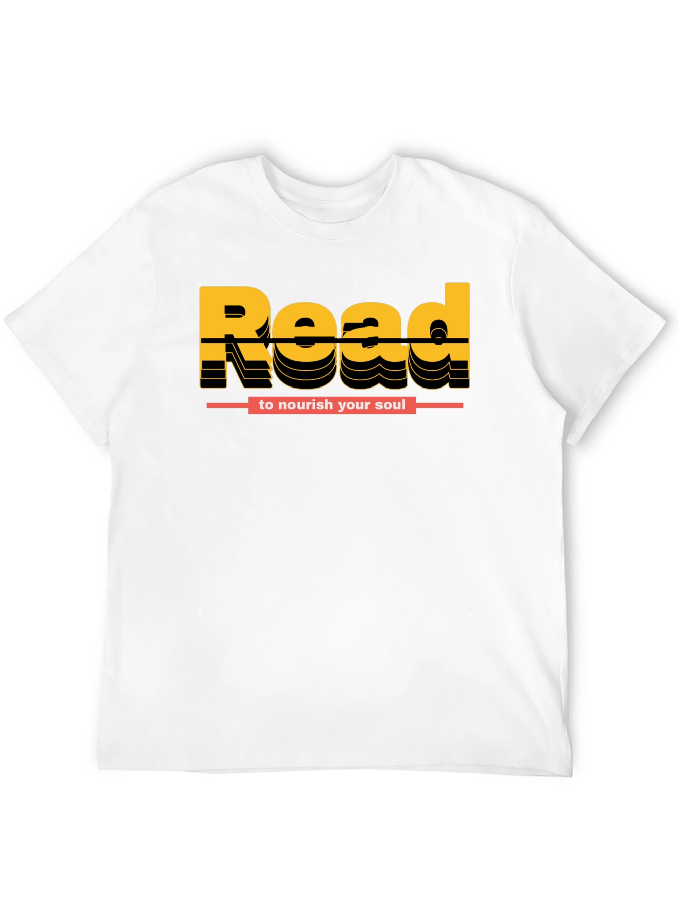 Camiseta Negra Leer Nutre el Alma