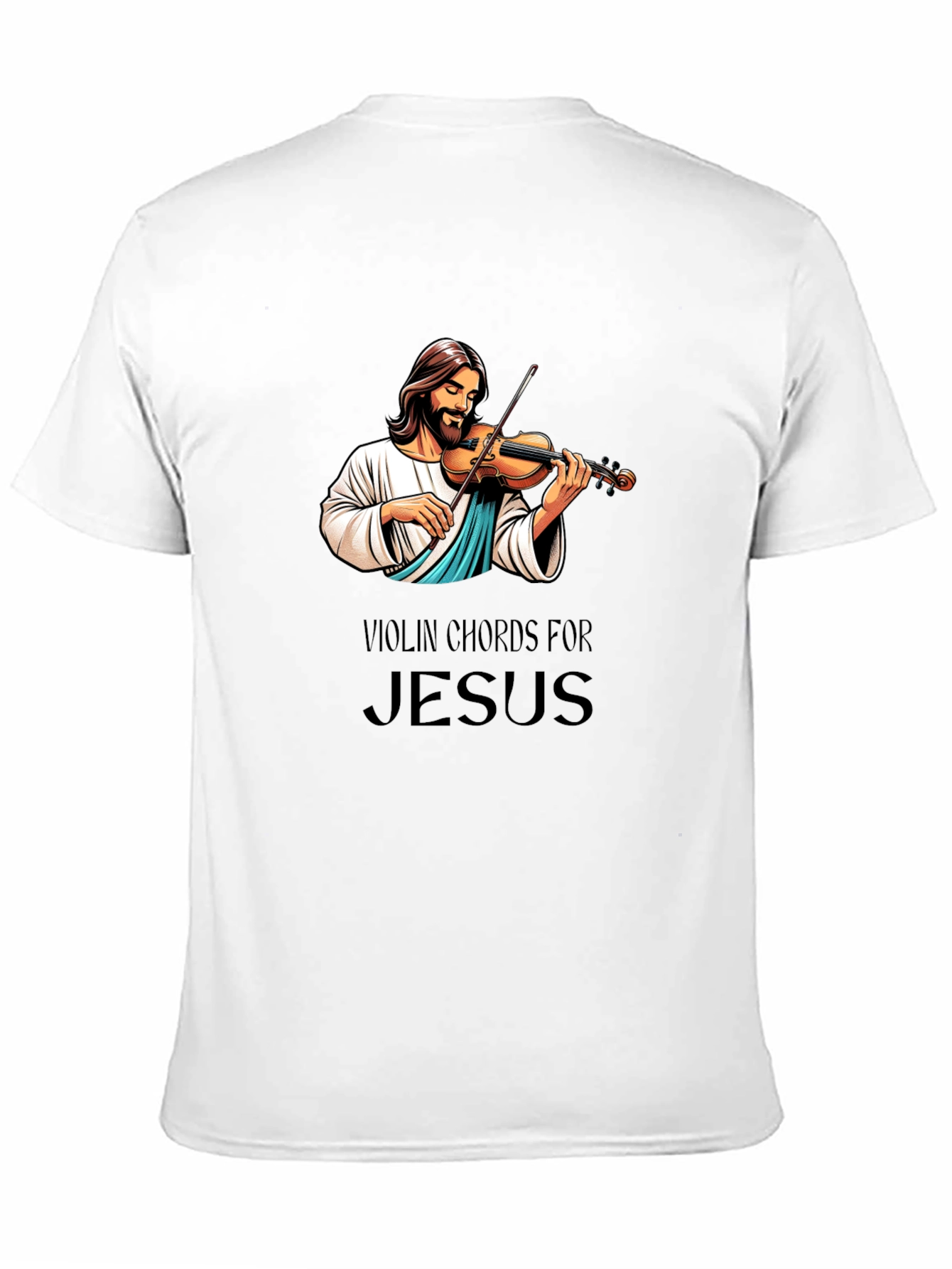 Camiseta Negra: Jesús Violinista
