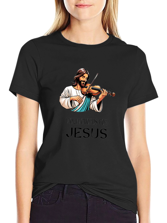 Camiseta Negra: Jesús Violinista