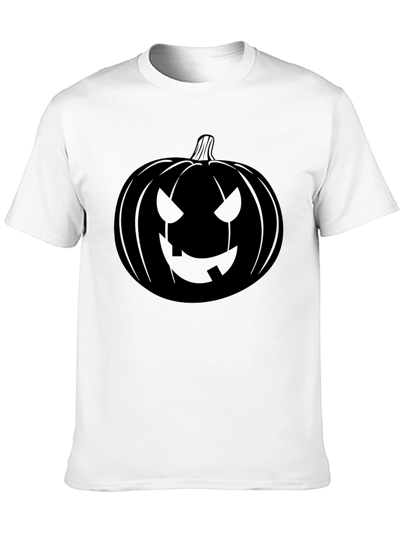 Camiseta Negra Calabaza Halloween