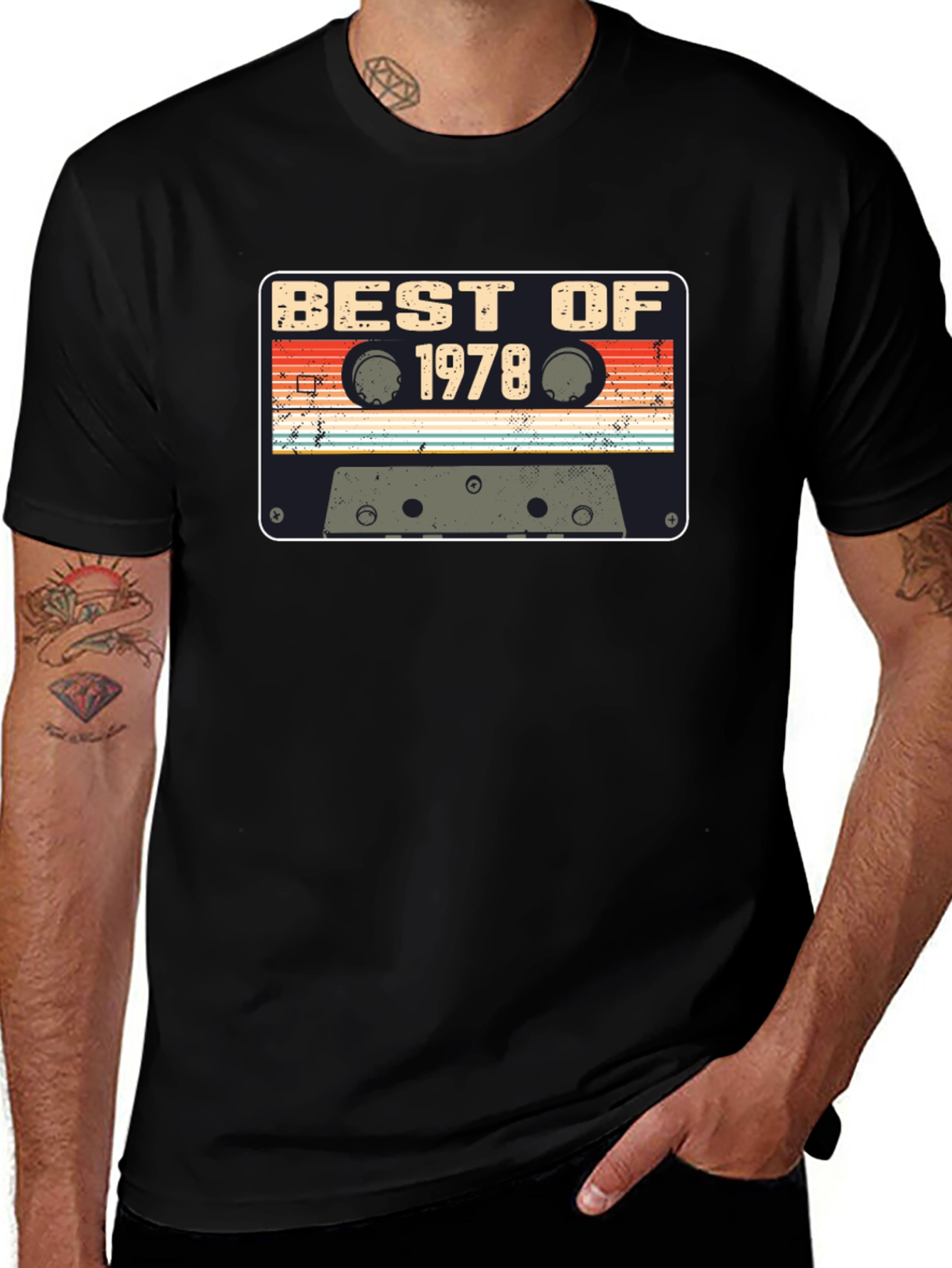 Camiseta Best Of 1978 Retro Cassette