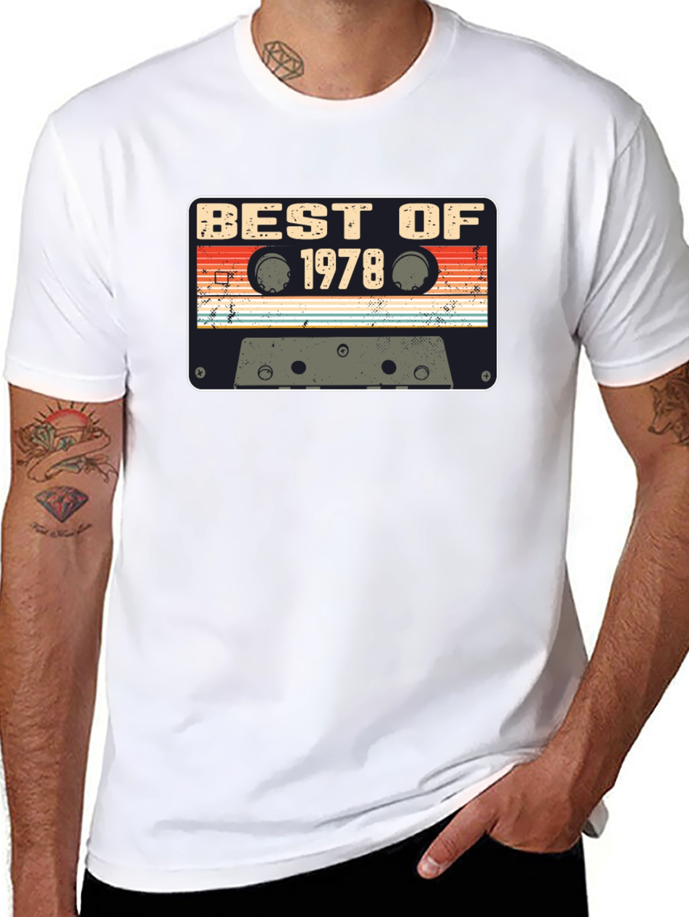 Camiseta Best Of 1978 Retro Cassette