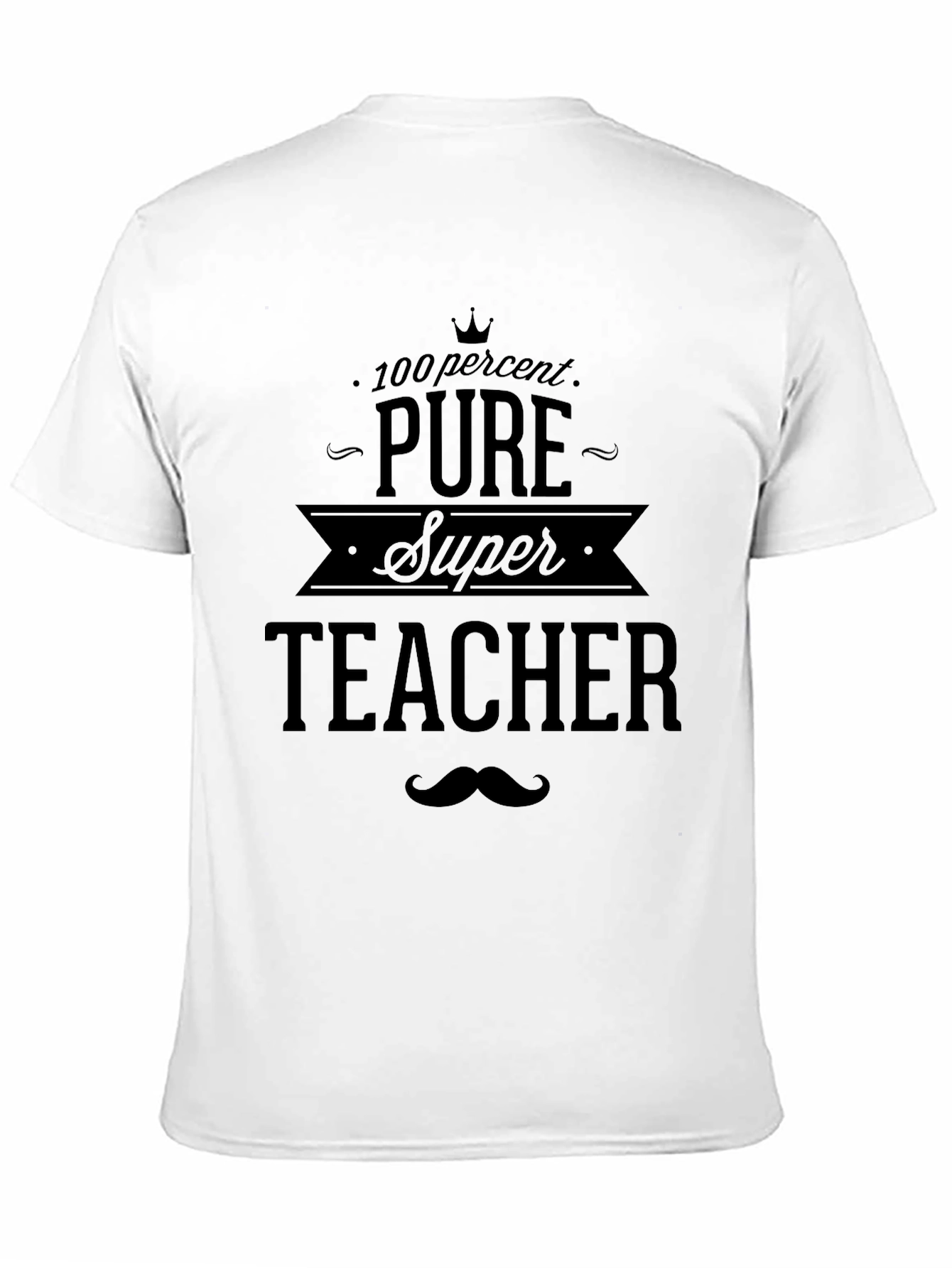 Camiseta Negra Super Teacher para Hombre