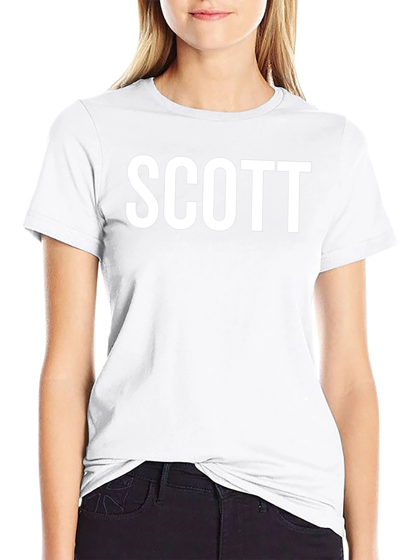 Camiseta Negra SCOTT Clásica Unisex