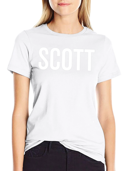 Camiseta Negra SCOTT Clásica Unisex
