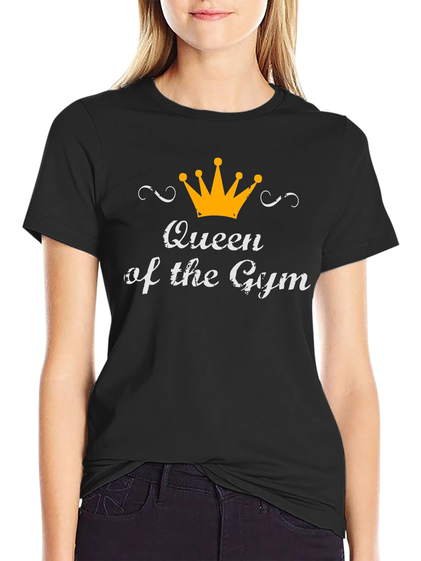 Camiseta Negra Queen of the Gym