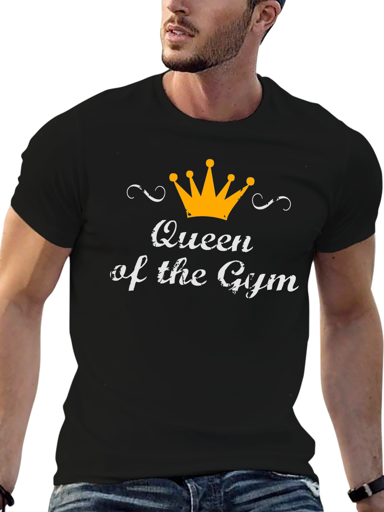 Camiseta Negra Queen of the Gym
