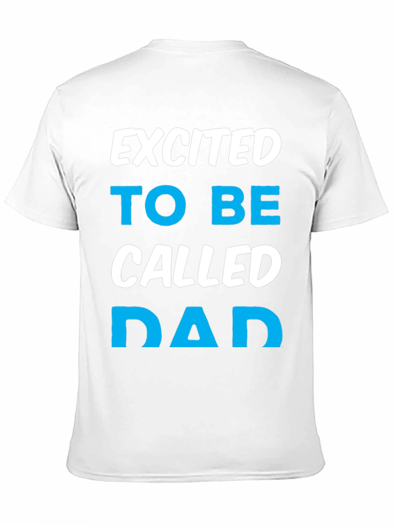 Camiseta Negra: ¡Emocionado de ser llamado Papá!