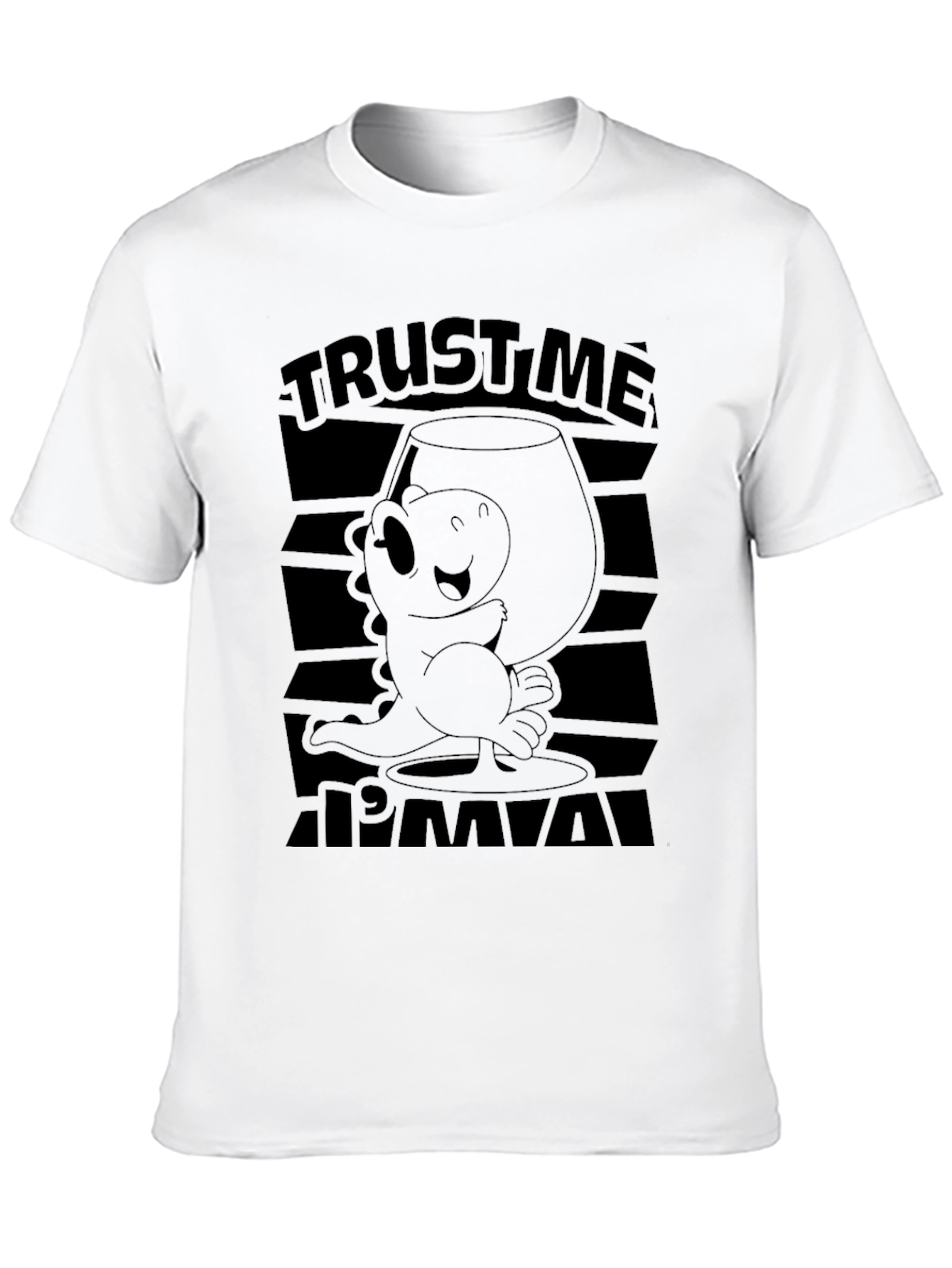 Camiseta Negra Trust Me Im a Lizard