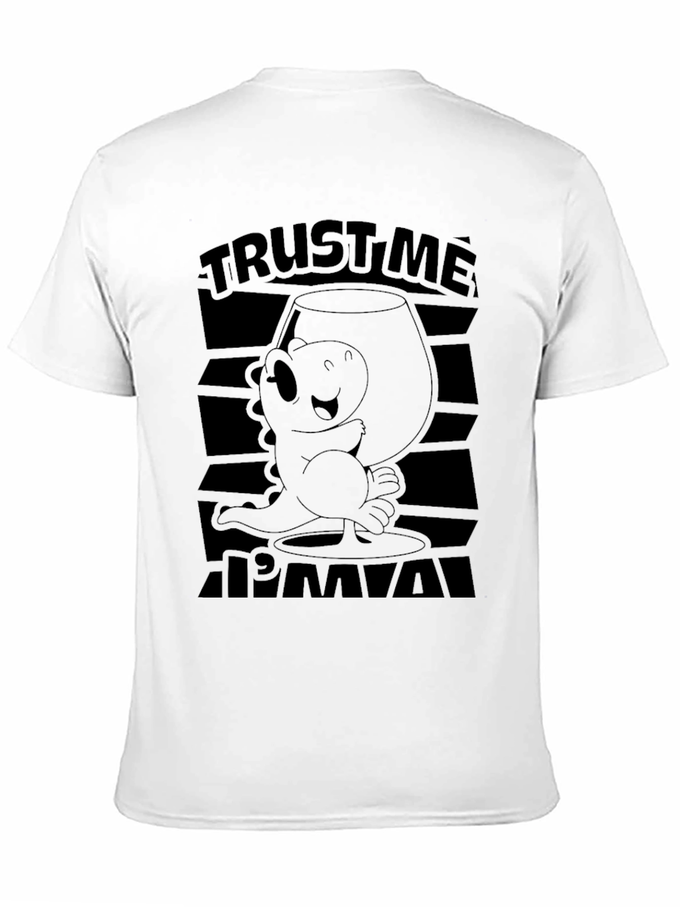 Camiseta Negra Trust Me Im a Lizard