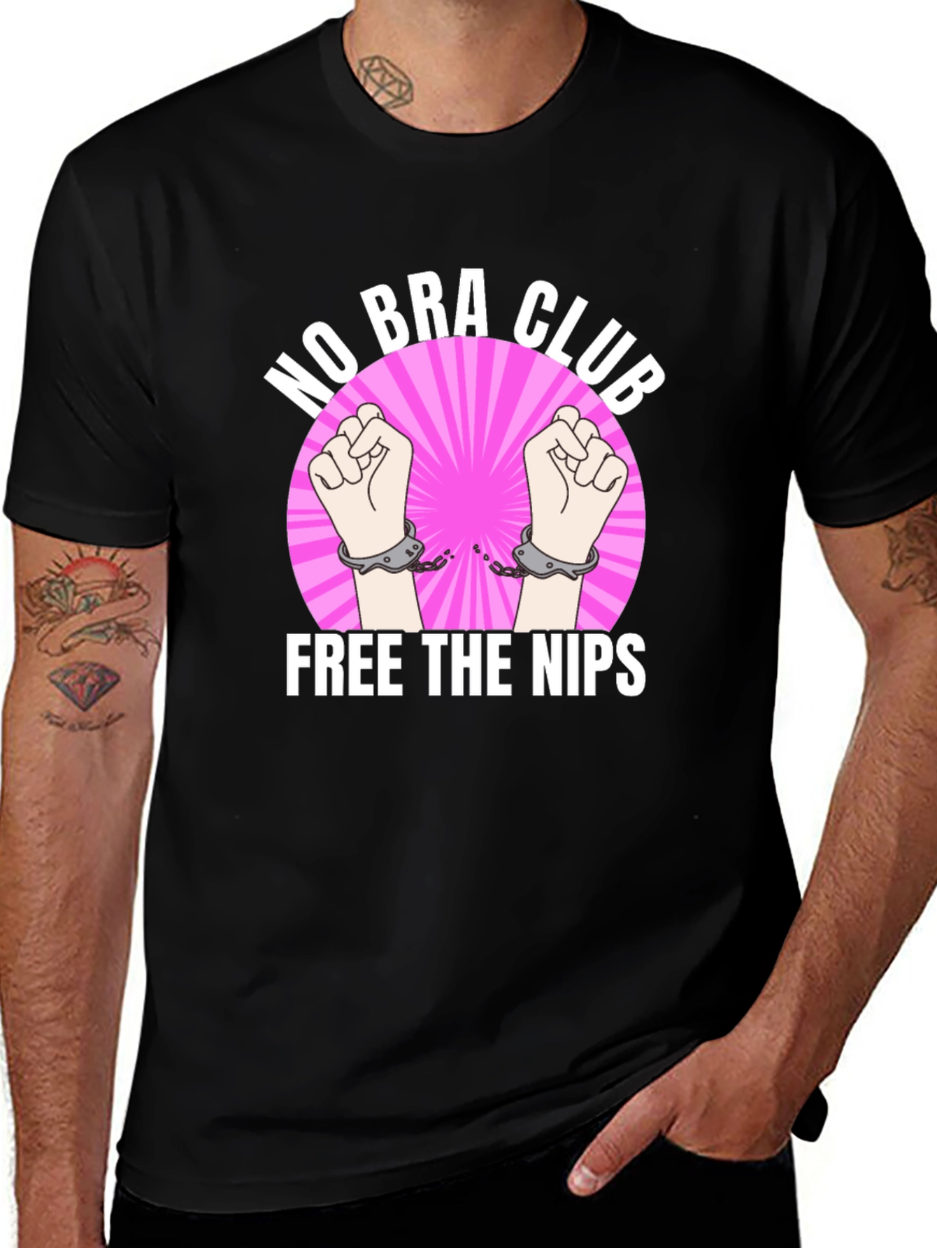 Camiseta No Bra Club: Libera los Pezones
