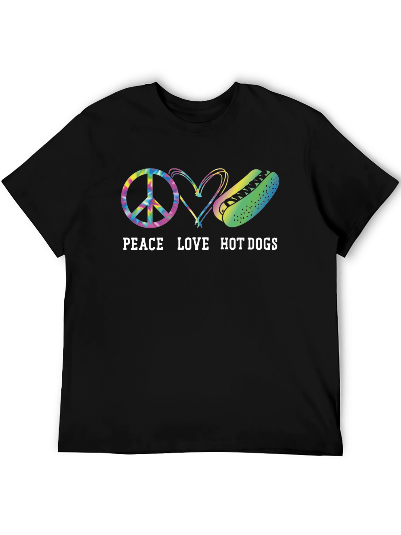 Camiseta Paz Amor y Hot Dogs