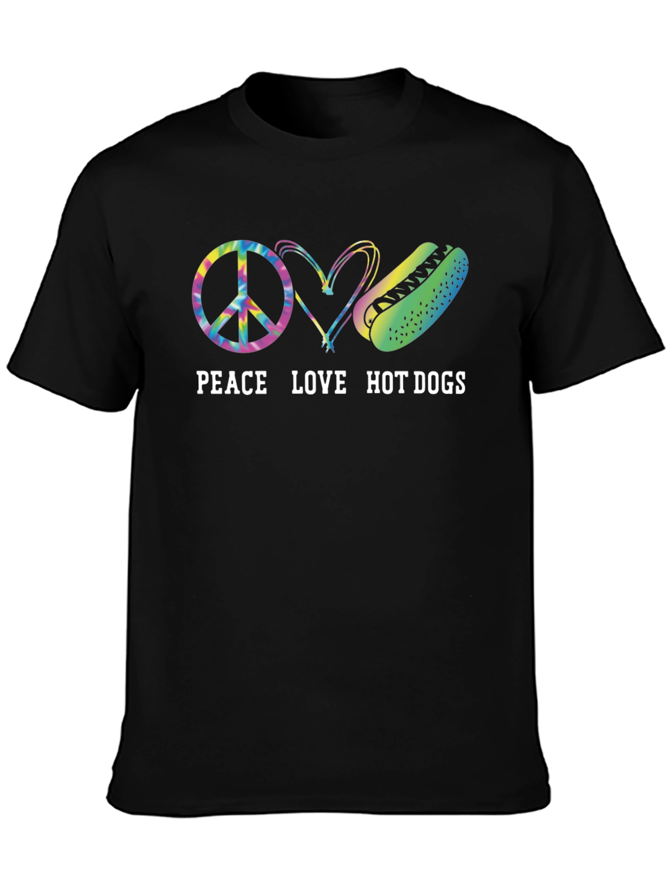 Camiseta Paz Amor y Hot Dogs