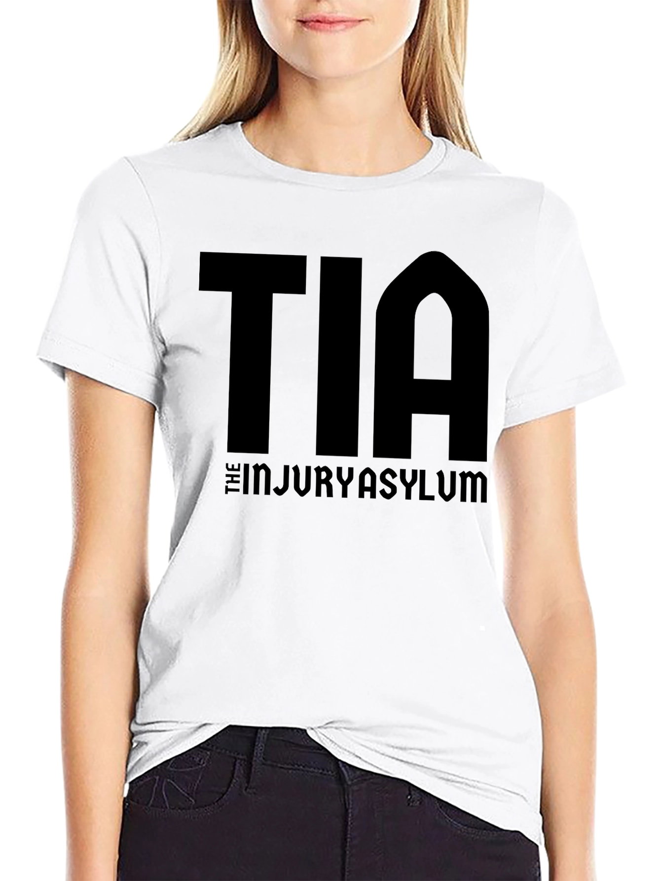 Camiseta Negra TIA The Injury Asylum