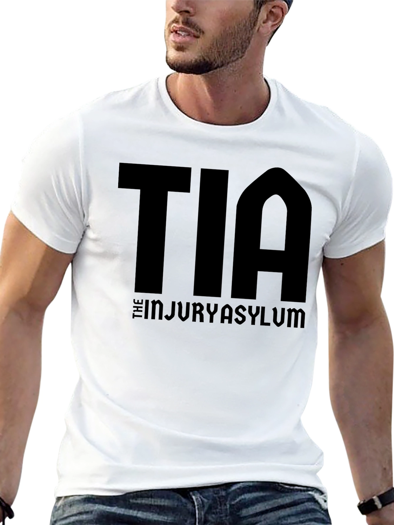 Camiseta Negra TIA The Injury Asylum