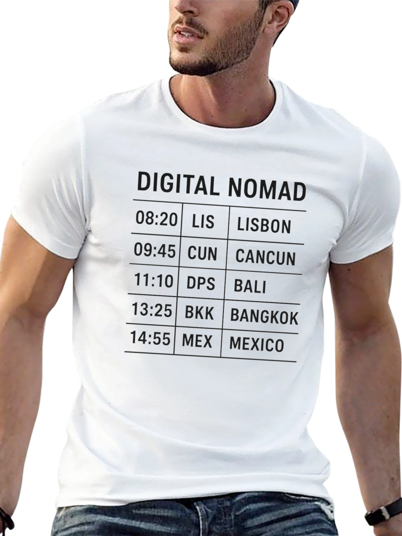Camiseta Negra Digital Nomad