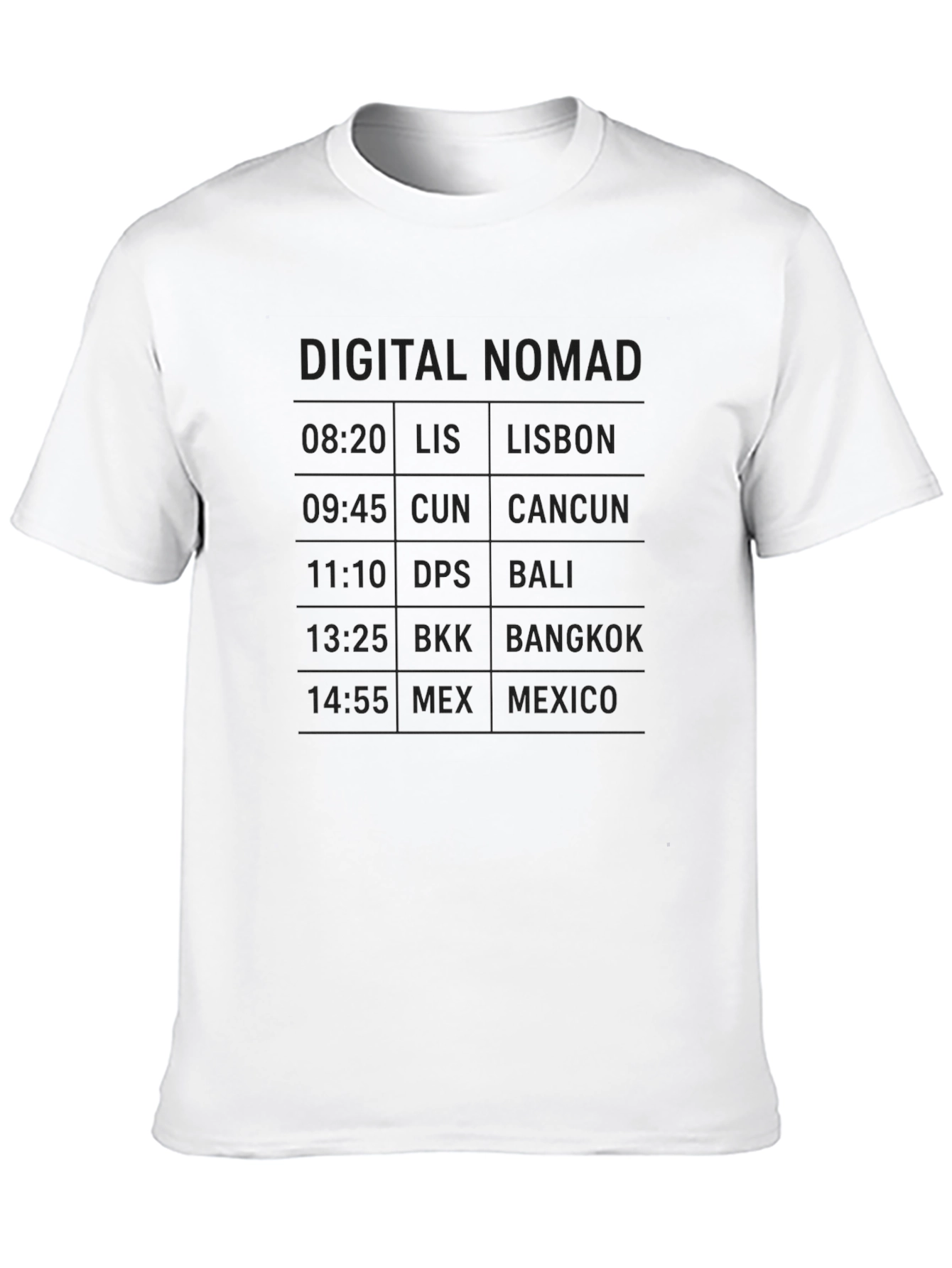 Camiseta Negra Digital Nomad