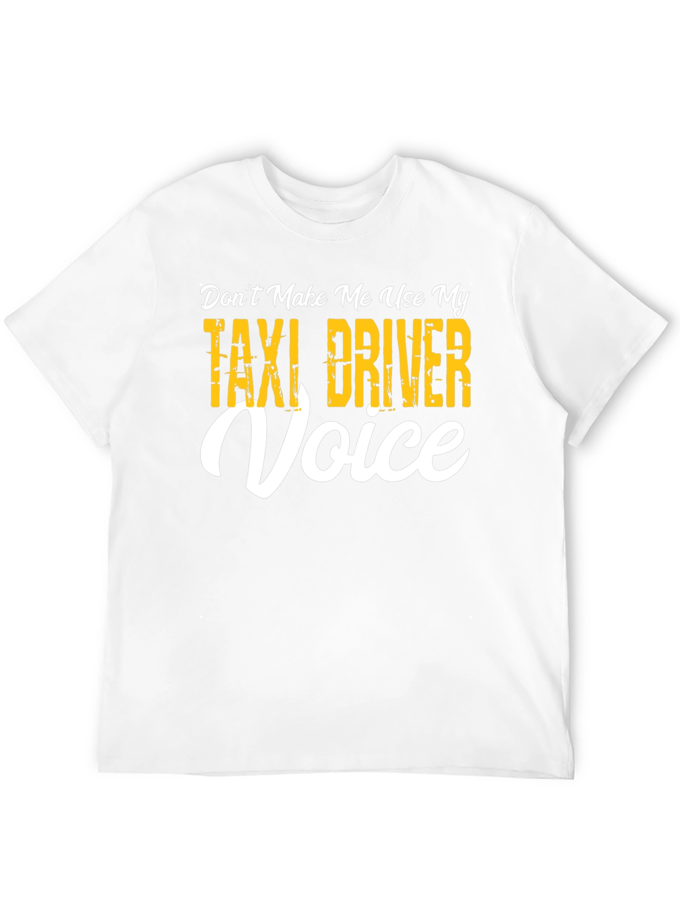 Camiseta Negra con Diseño Taxi Driver Voice