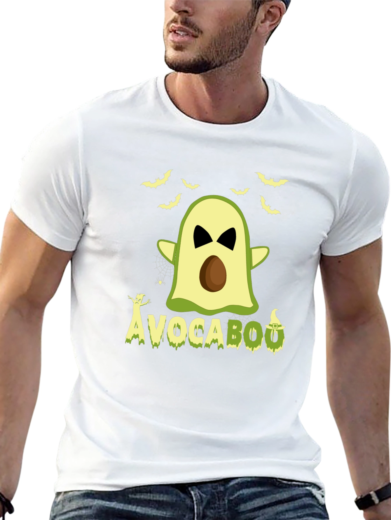 Camiseta Negra Avocaboo Halloween