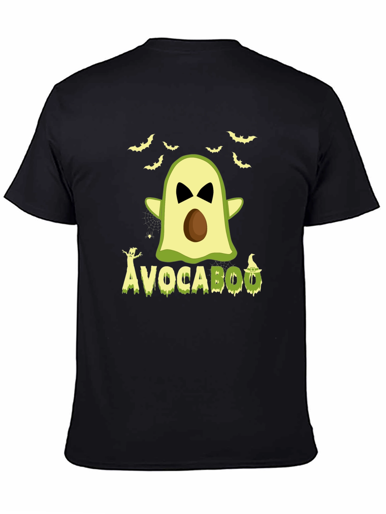 Camiseta Negra Avocaboo Halloween