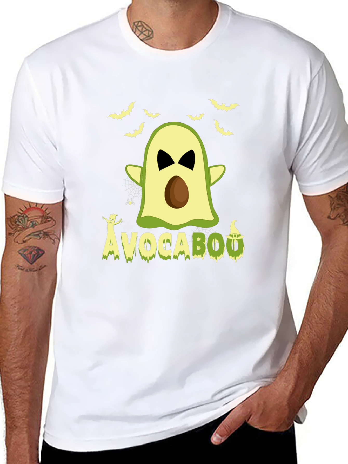 Camiseta Negra Avocaboo Halloween