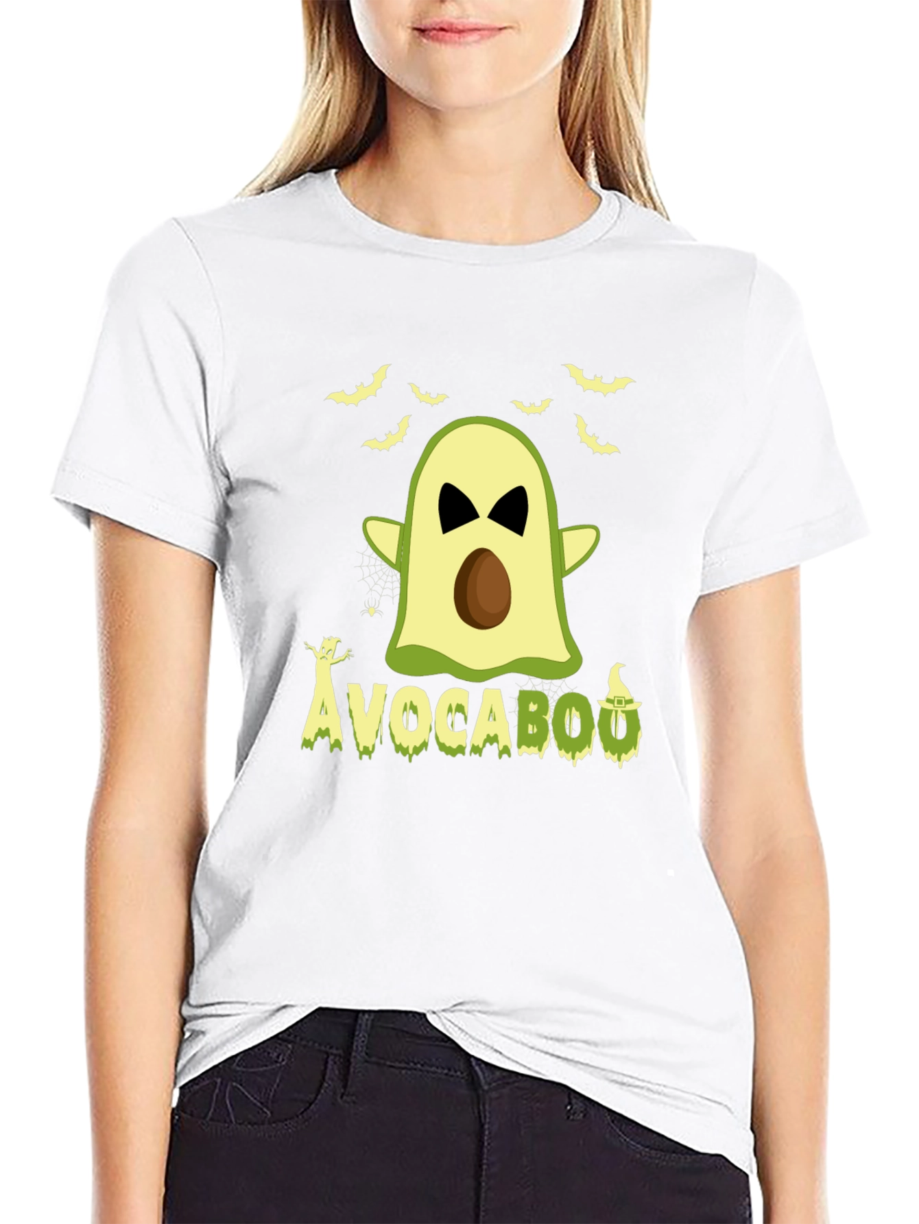Camiseta Negra Avocaboo Halloween