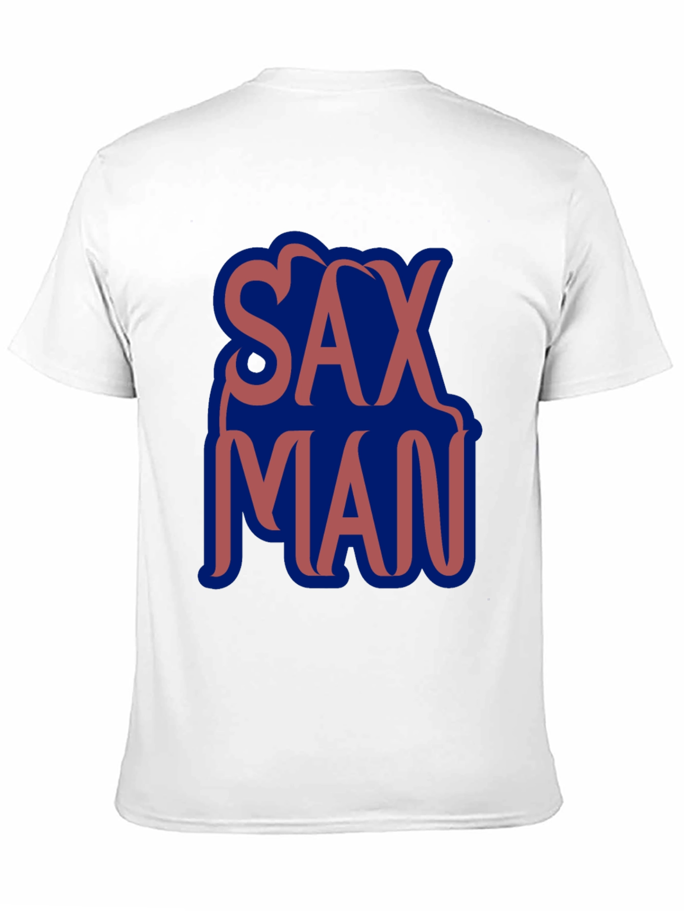 Camiseta Negra Sax Man Diseño Moderno