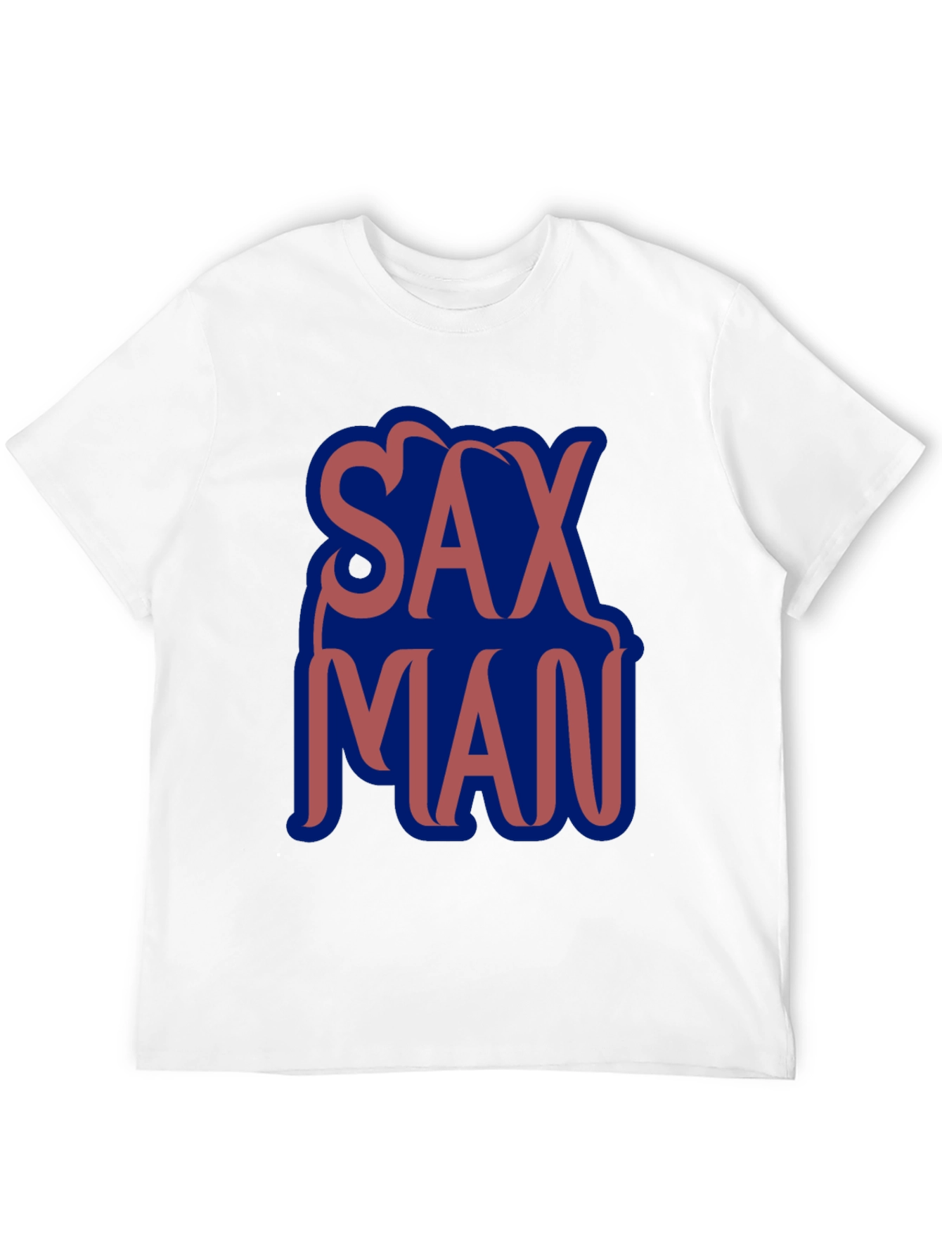 Camiseta Negra Sax Man Diseño Moderno