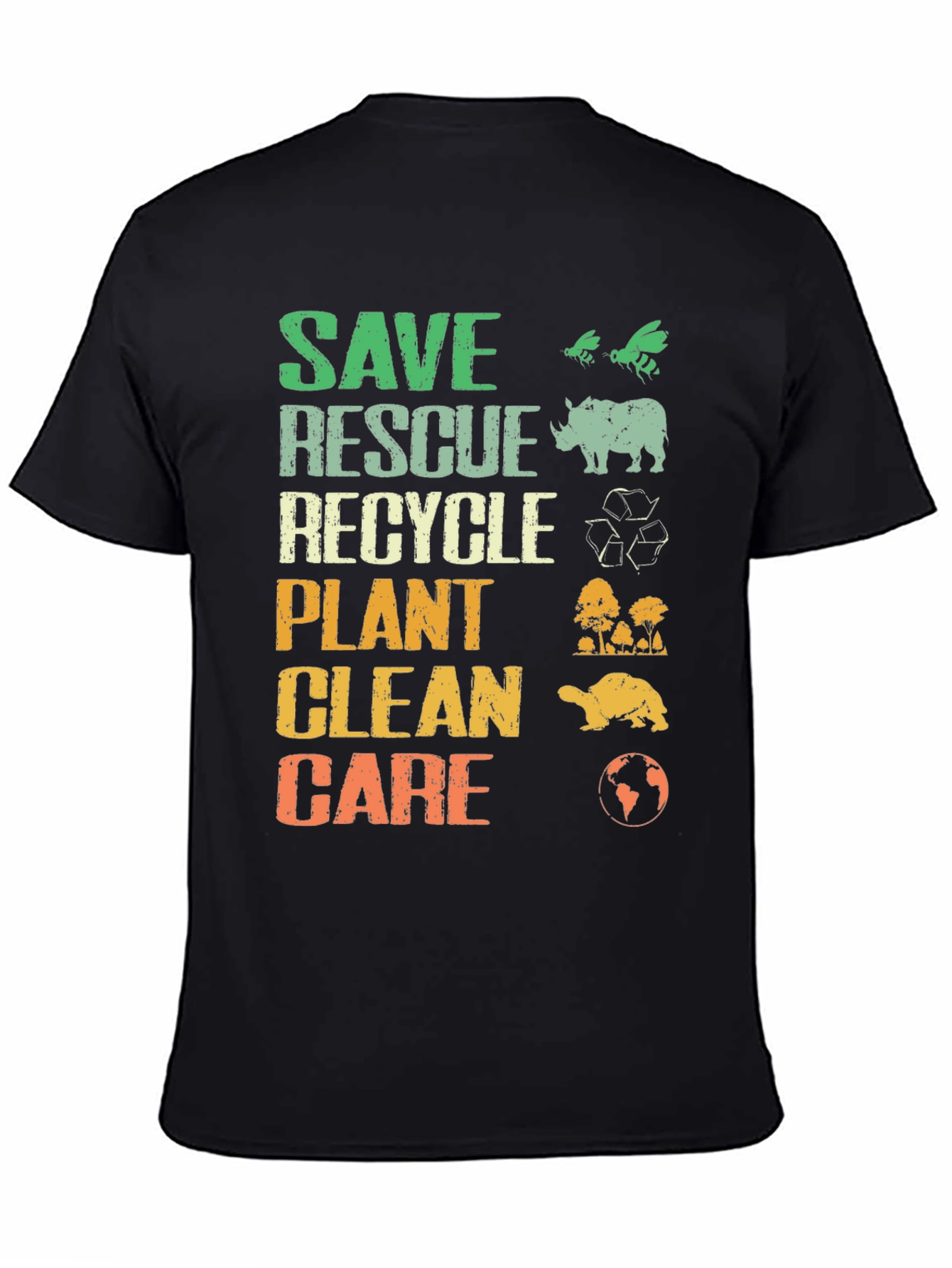 Camiseta Ecológica: Salvar Rescatar Reciclar