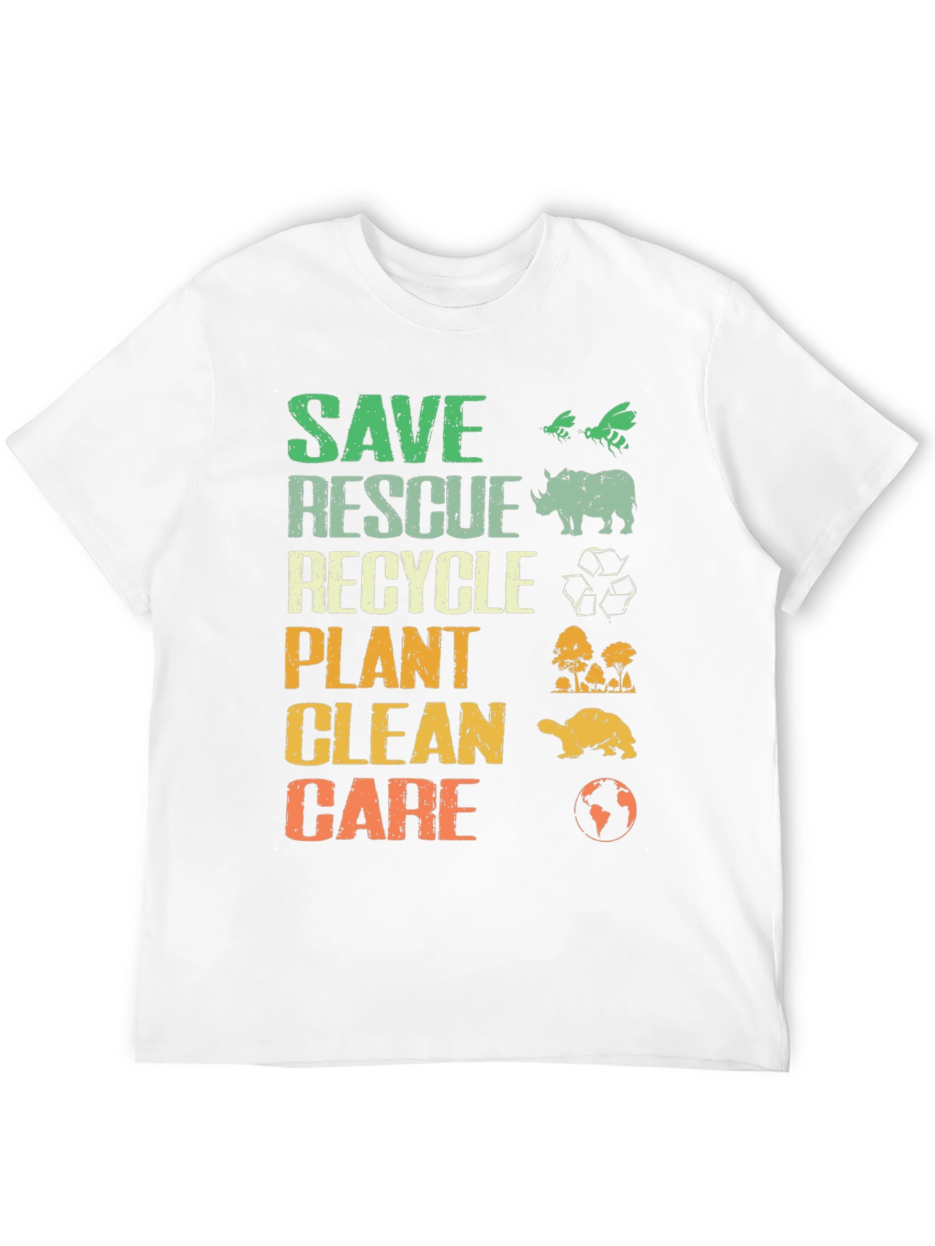 Camiseta Ecológica: Salvar Rescatar Reciclar