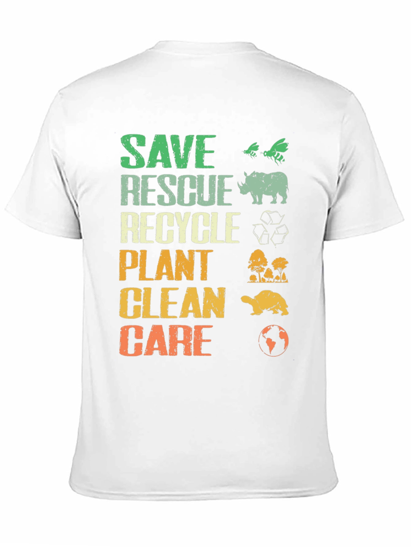 Camiseta Ecológica: Salvar Rescatar Reciclar