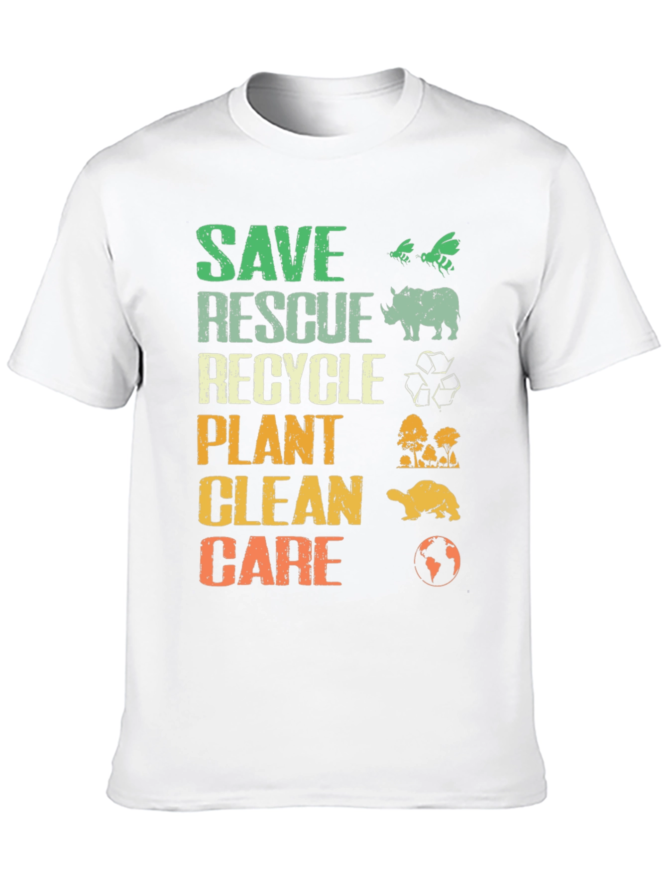 Camiseta Ecológica: Salvar Rescatar Reciclar