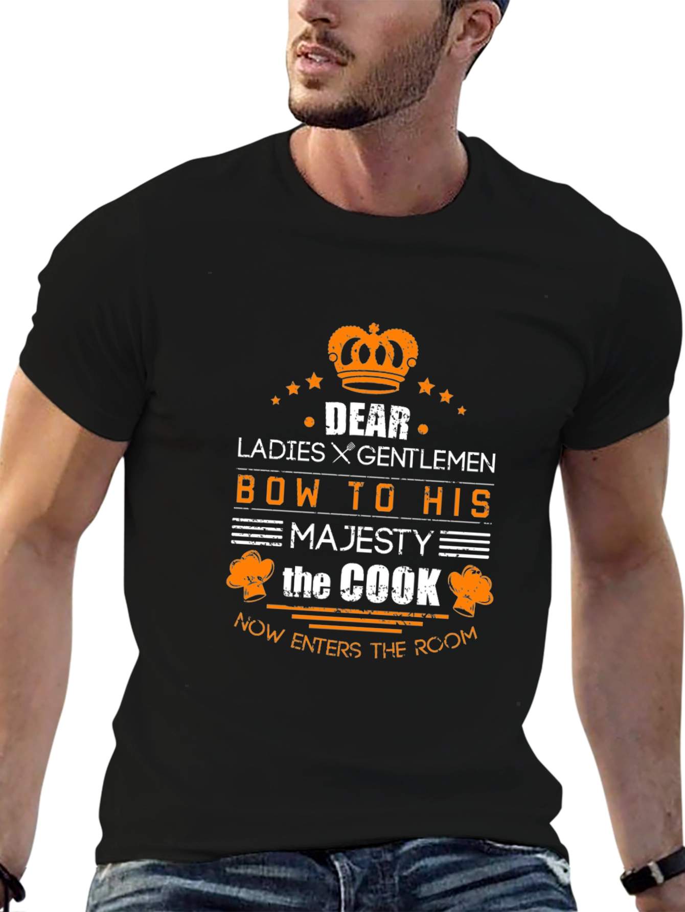 Camiseta Negra El Cocinero Real