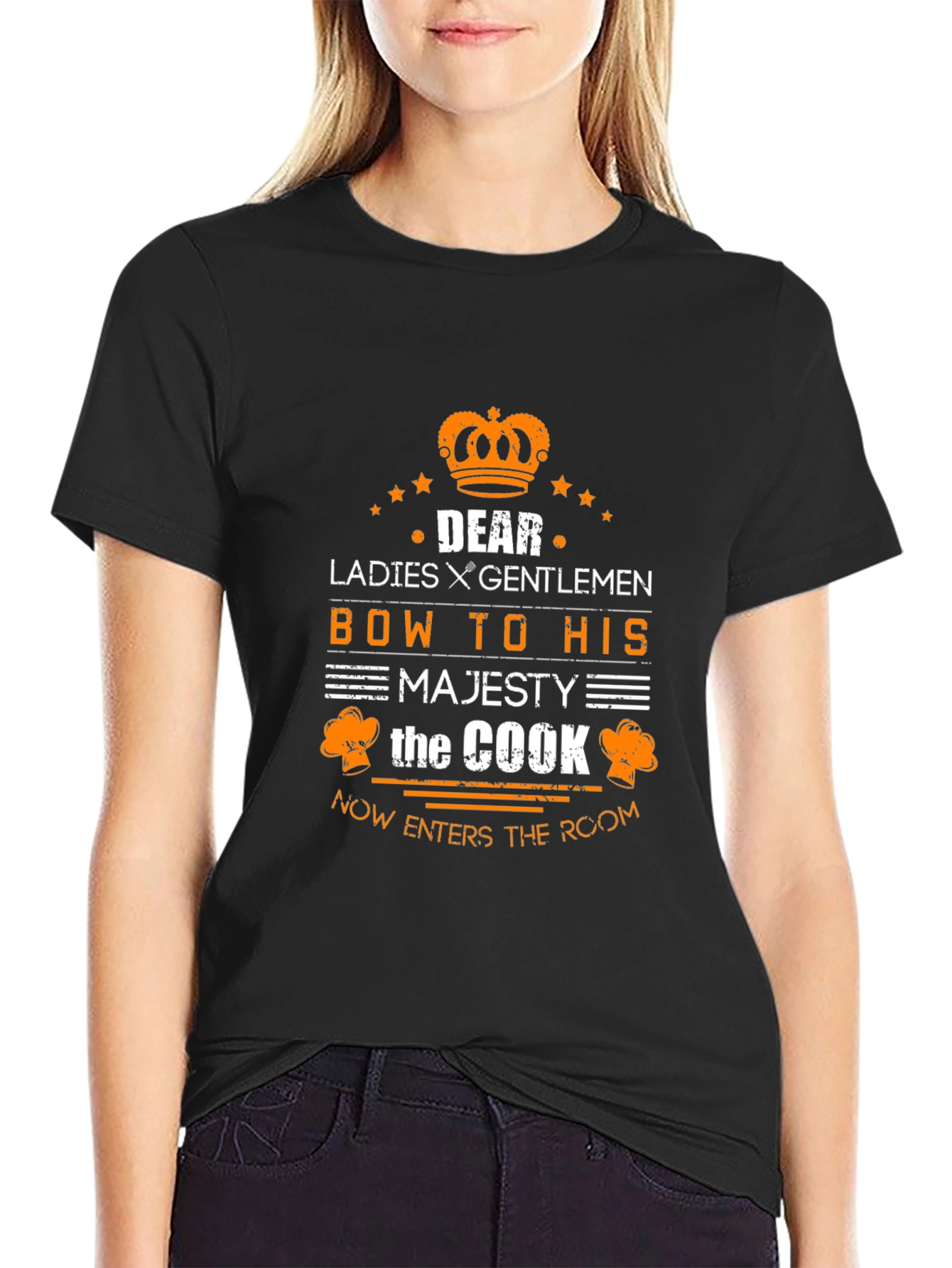 Camiseta Negra El Cocinero Real