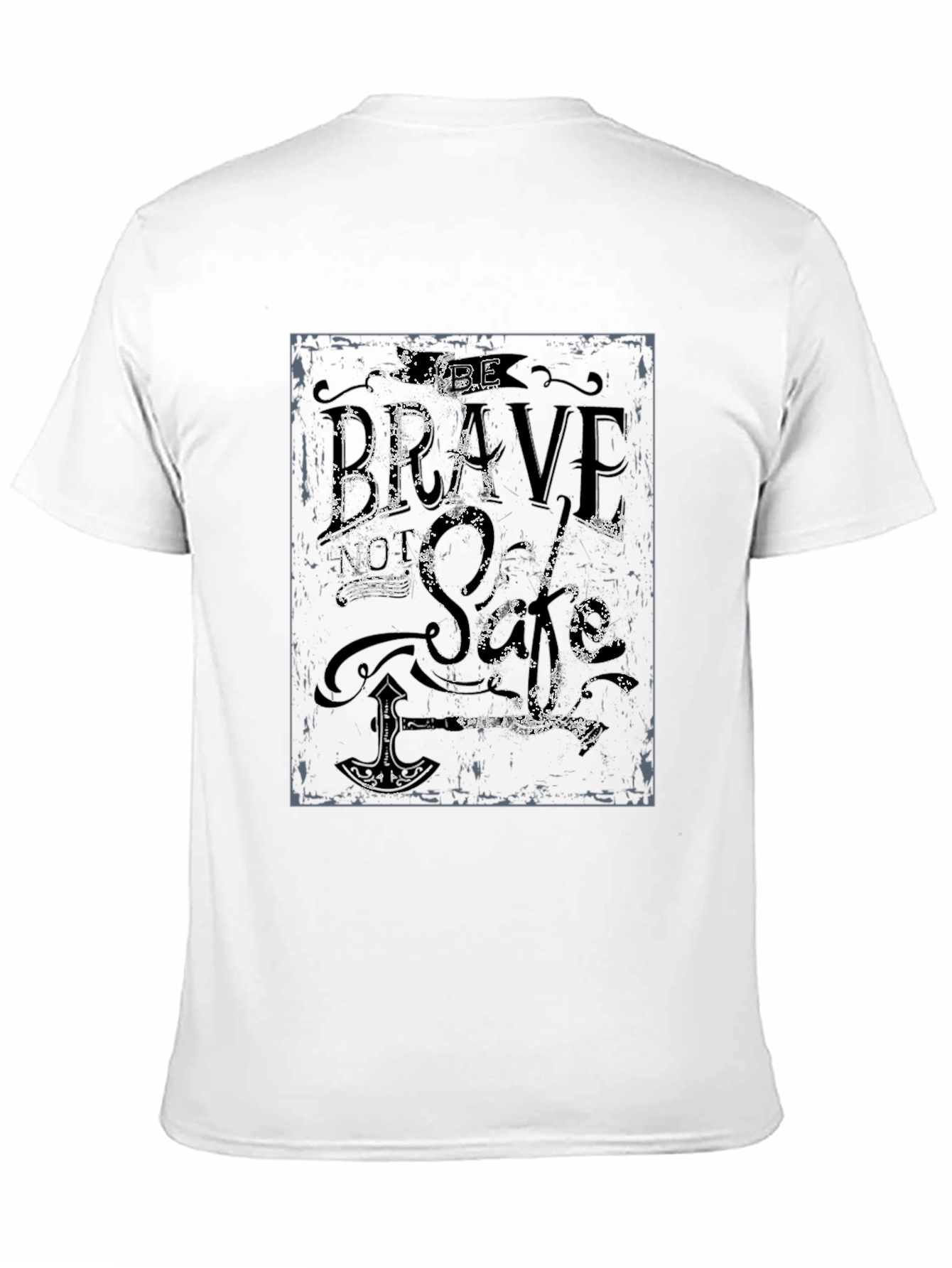 Camiseta Negra Hombre Sé Valiente